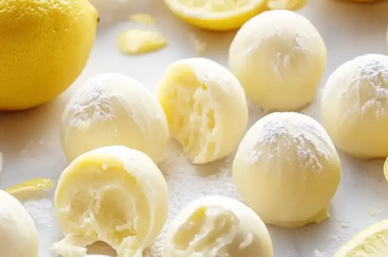 Creamy Lemon Truffles