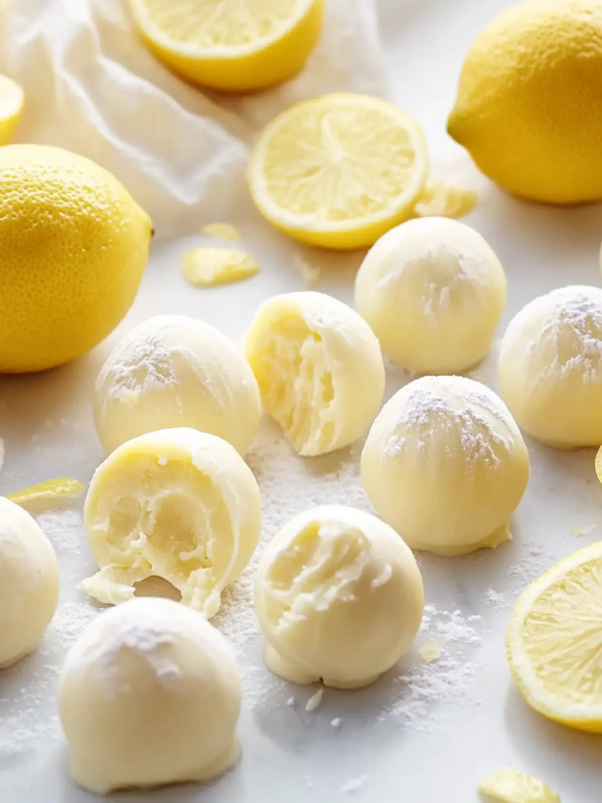 Creamy Lemon Truffles: Zesty No-Bake Delights You'll Love 5 Creamy Lemon Truffles