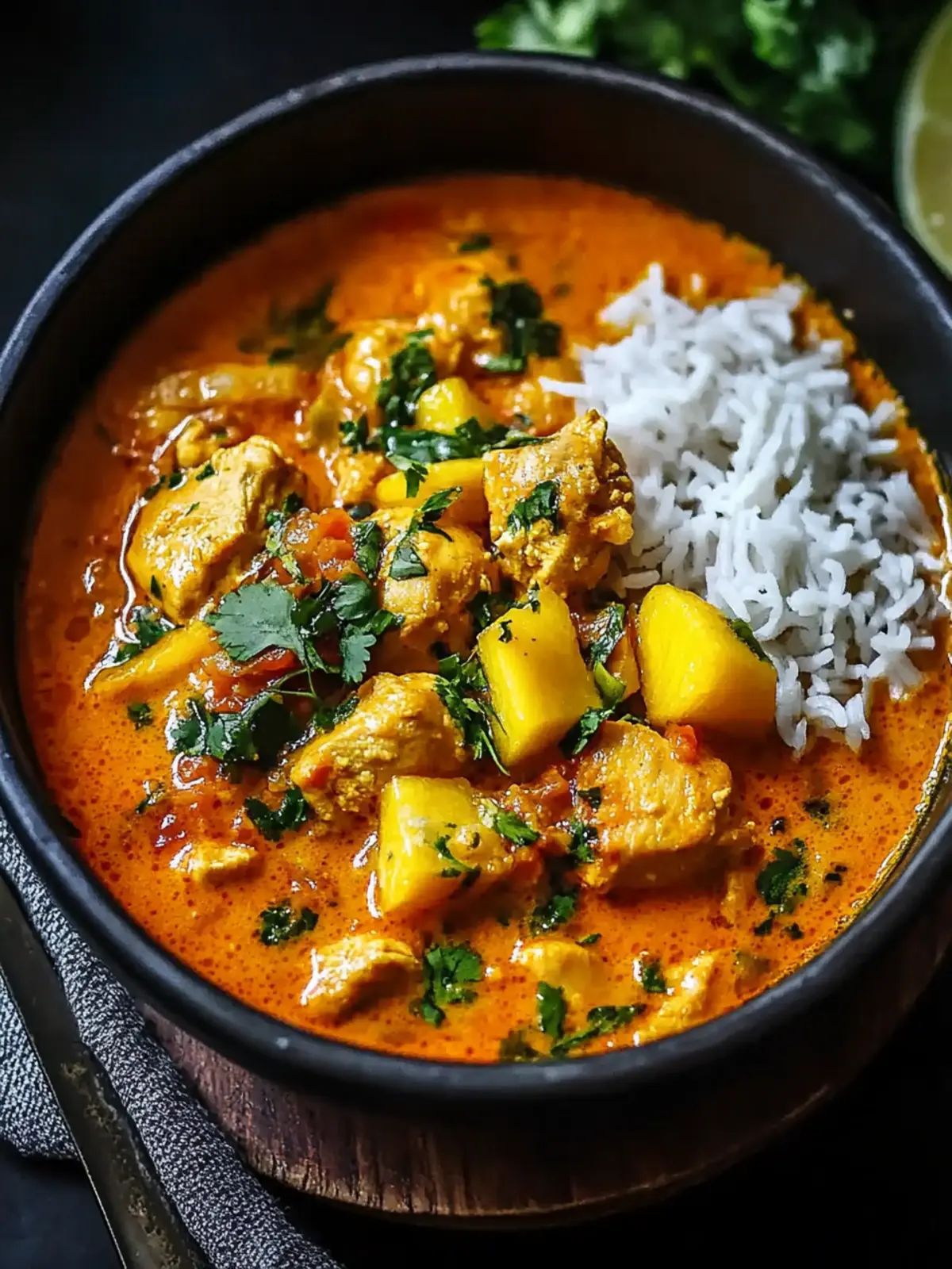 Mango Chicken Curry Bliss: Quick, Creamy, and Irresistible 2 Mango Chicken Curry