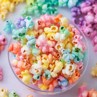 Delightful Rainbow Popcorn for Colorful Movie Nights 9 Rainbow Popcorn
