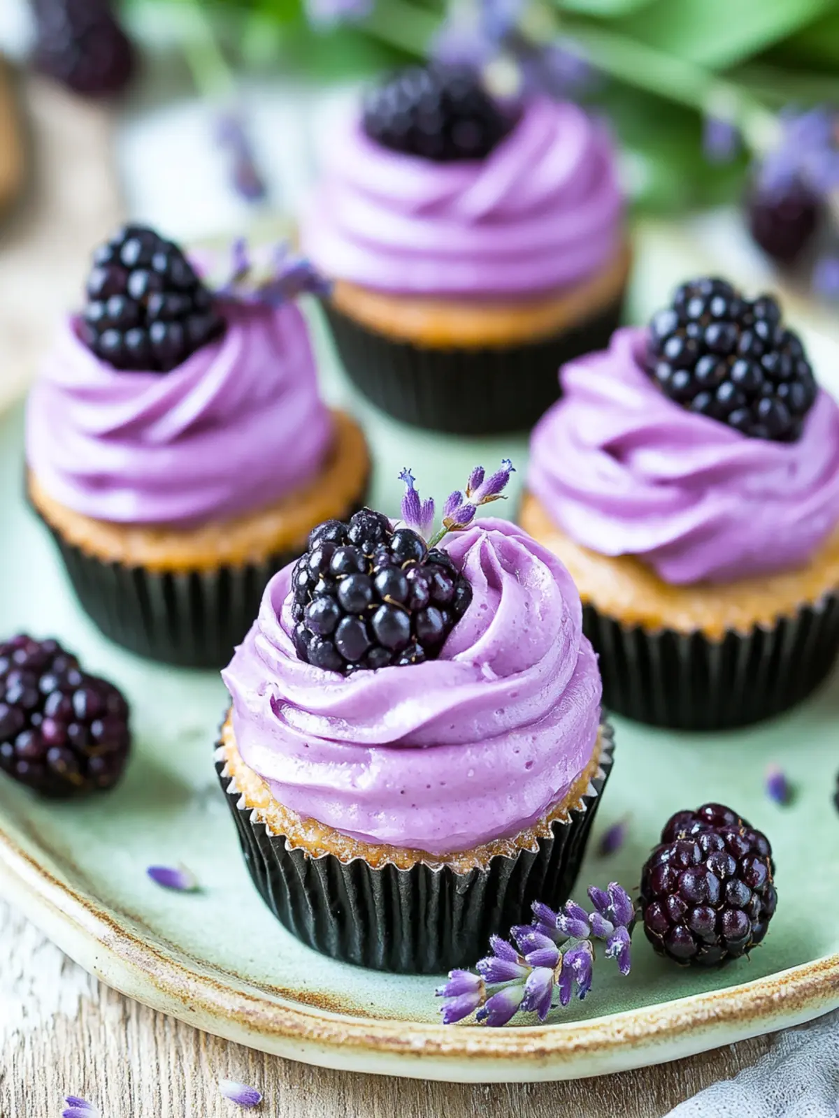 Irresistible Mini Blackberry Lavender Cheesecakes You’ll Love 5 Mini Blackberry Lavender Cheesecakes