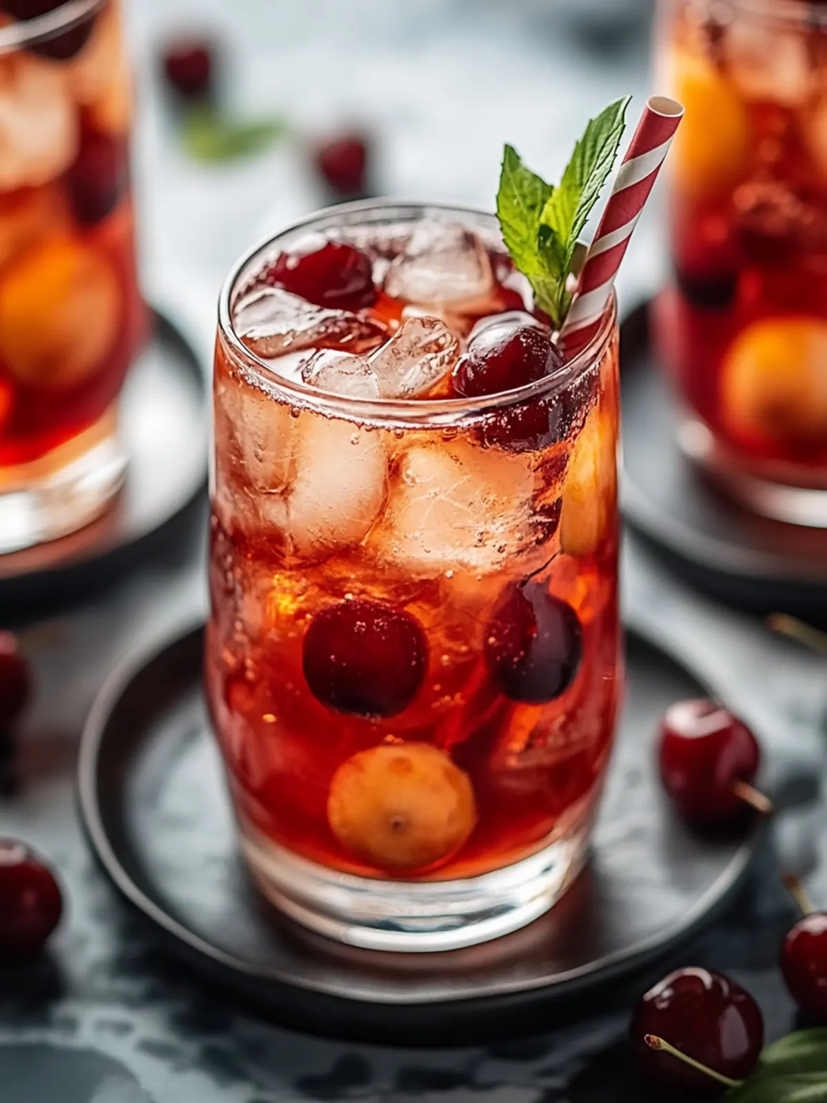 Cherry Pie Iced Tea: Sip Summer's Sweetest Refreshment 3 Cherry Pie Iced Tea