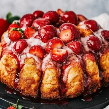 Irresistible Strawberry Monkey Bread with Creamy Frosting 10 Strawberry Monkey Bread