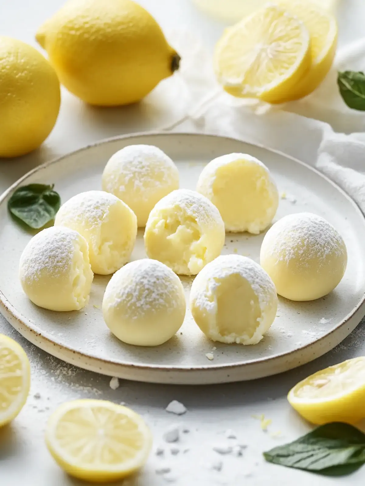 Creamy Lemon Truffles: Zesty No-Bake Delights You'll Love 2 Creamy Lemon Truffles