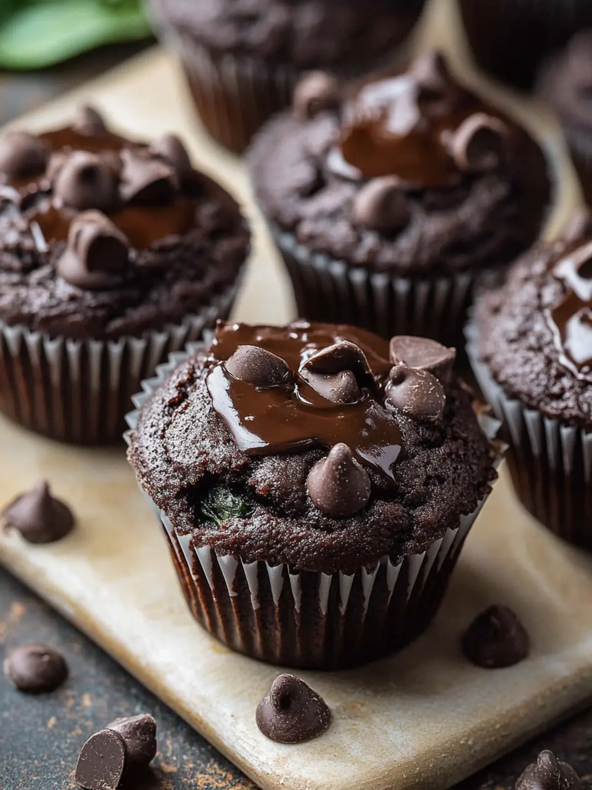 Chocolate Spinach Muffins That Hide Healthy Goodness 3 Chocolate Spinach Muffins