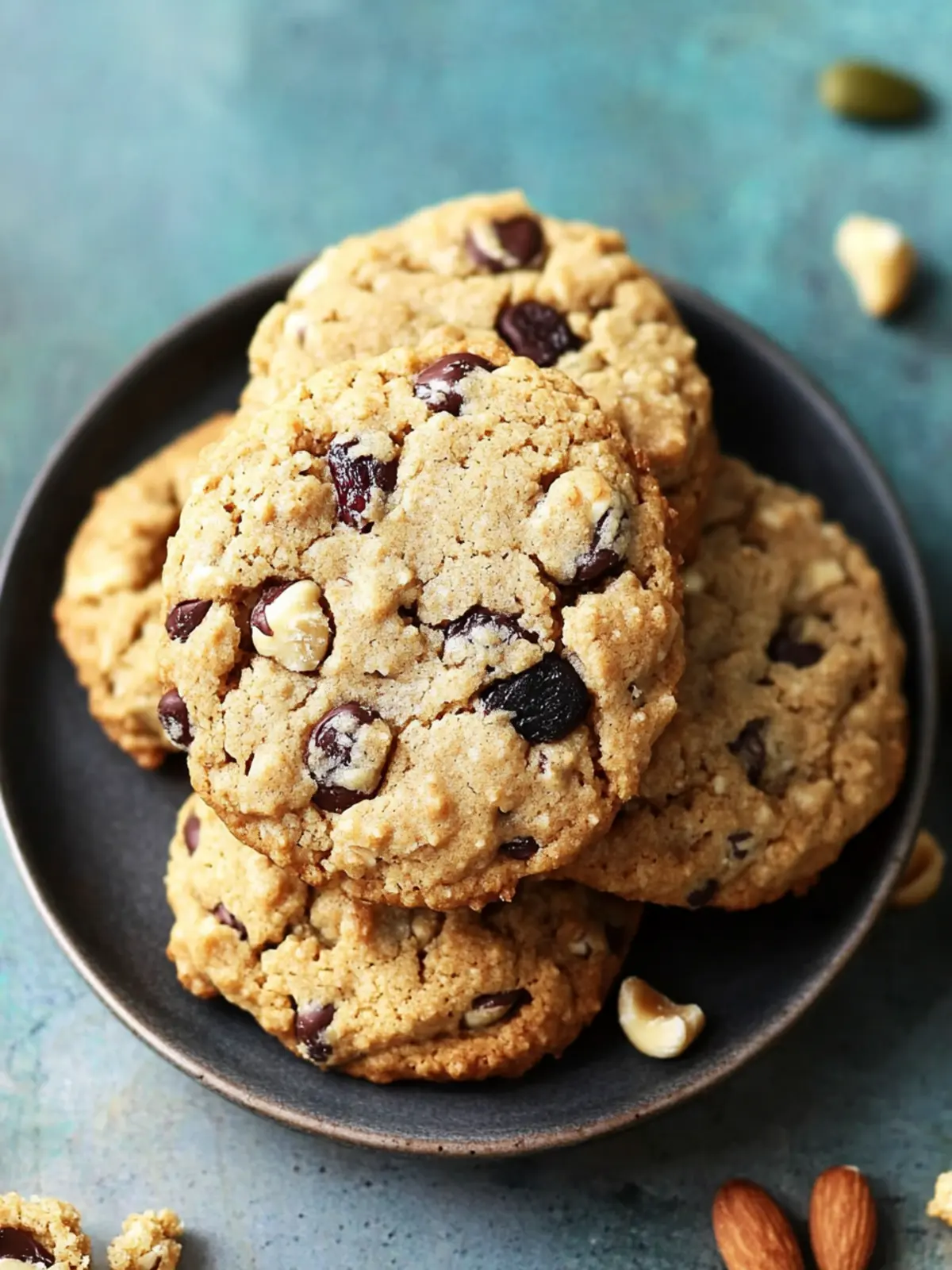 Chewy Breakfast Cookies Packed with Nuts and Goodness 4 Chewy Breakfast Cookies