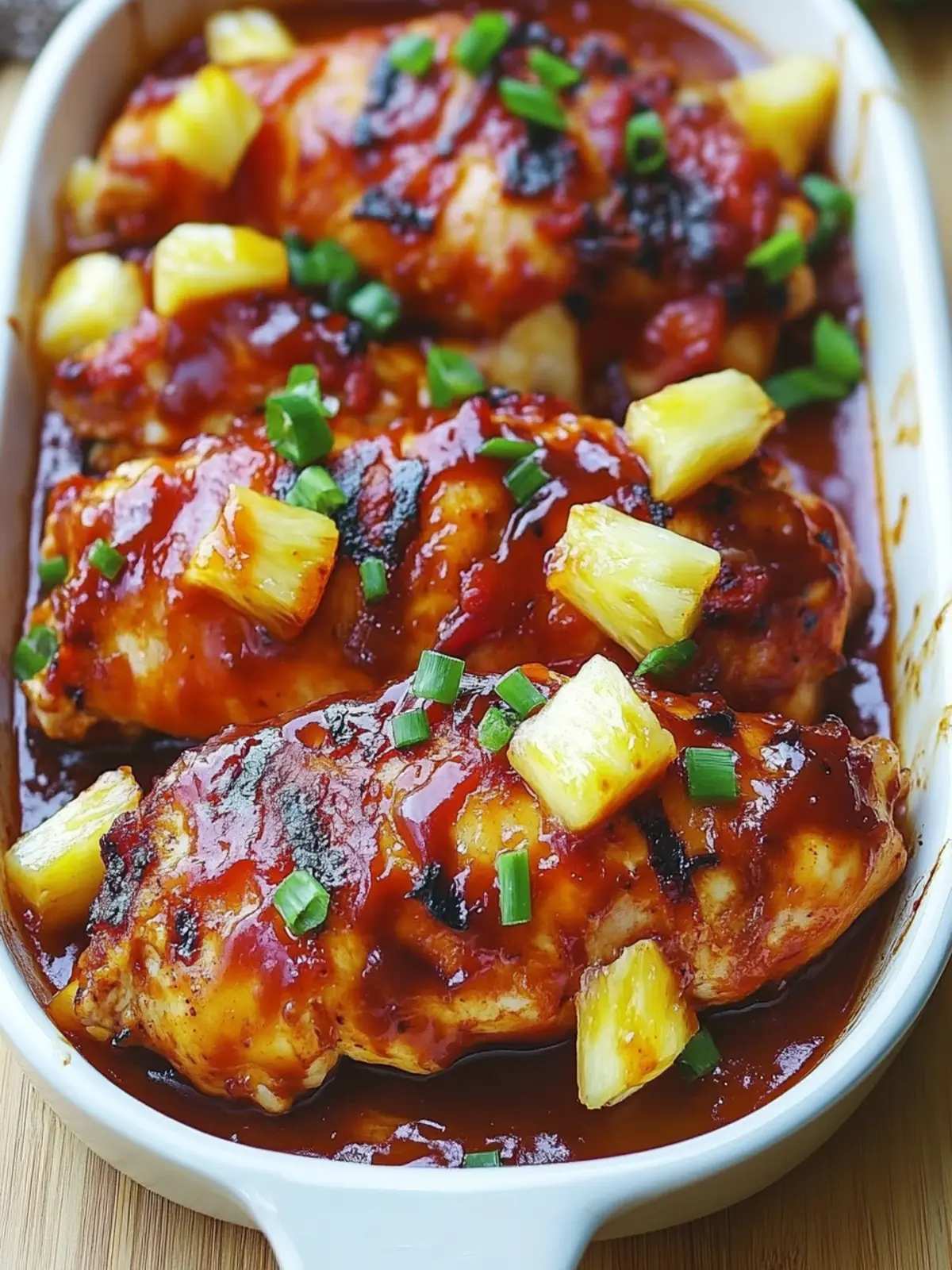 Bacon Pineapple BBQ Chicken: A Sweet and Savory Delight 3 Bacon Pineapple BBQ Chicken