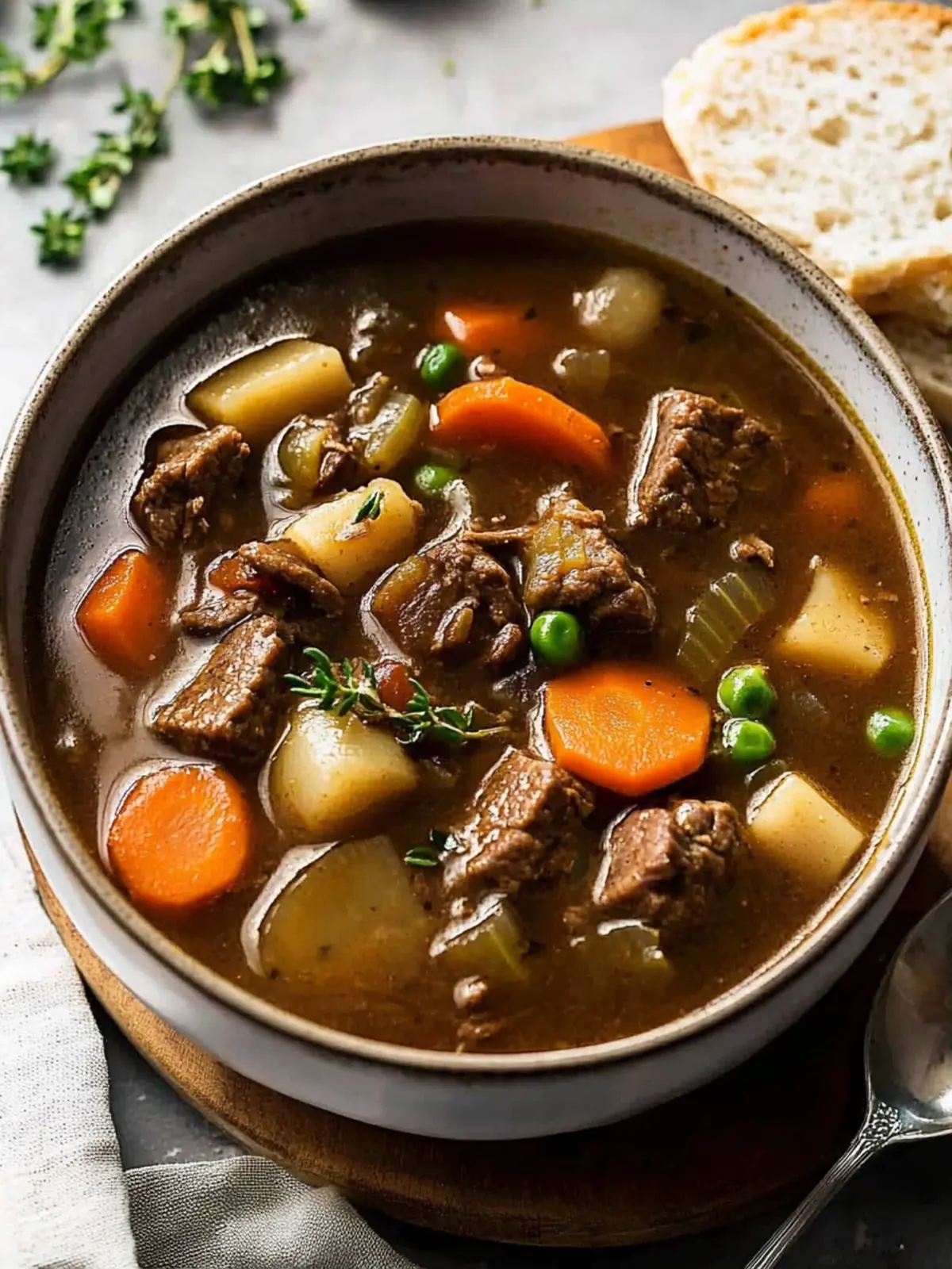 Comforting Vegetable Beef Soup for Chilly Days Ahead 2 Vegetable Beef Soup