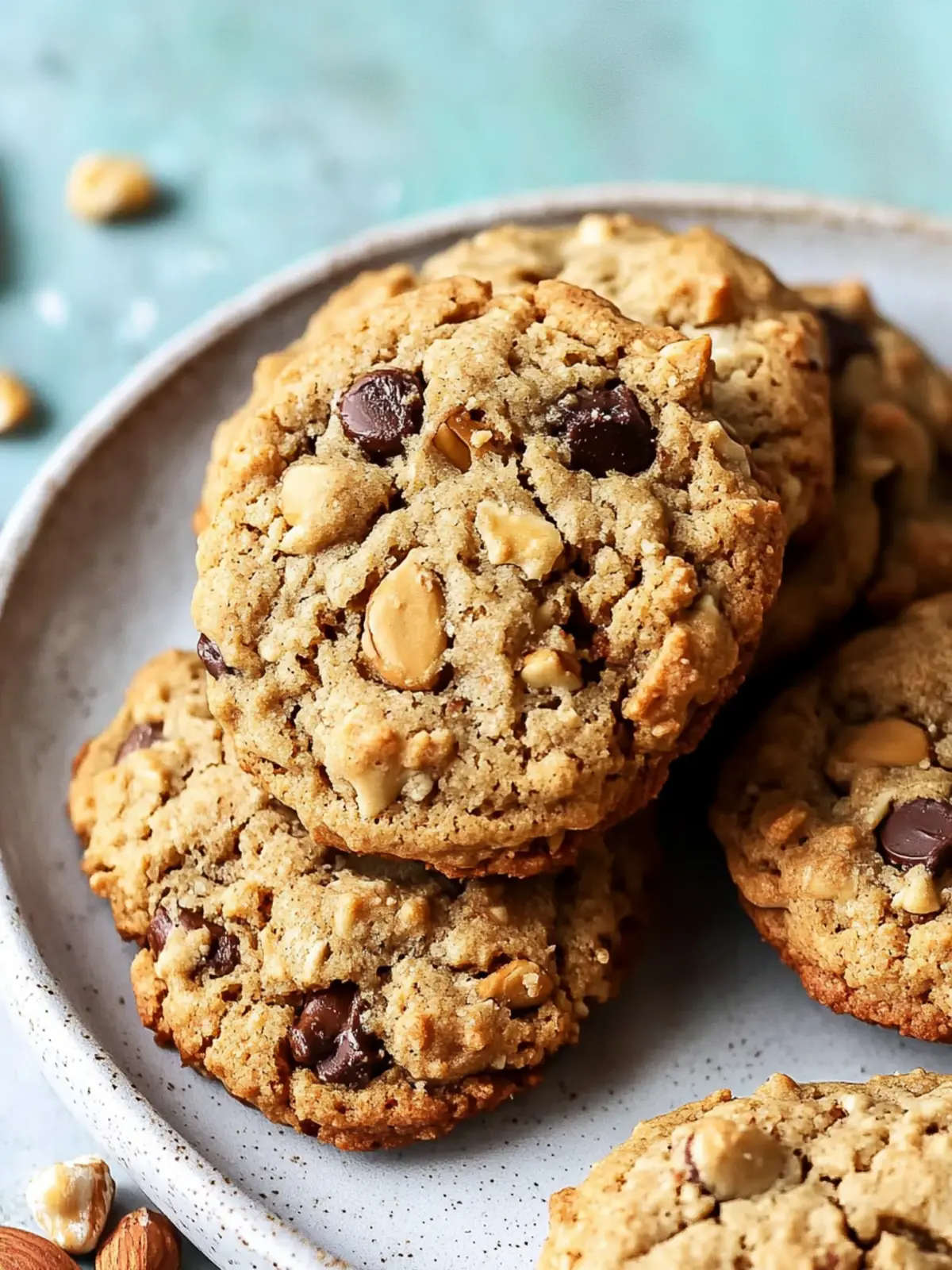 Chewy Breakfast Cookies Packed with Nuts and Goodness 3 Chewy Breakfast Cookies