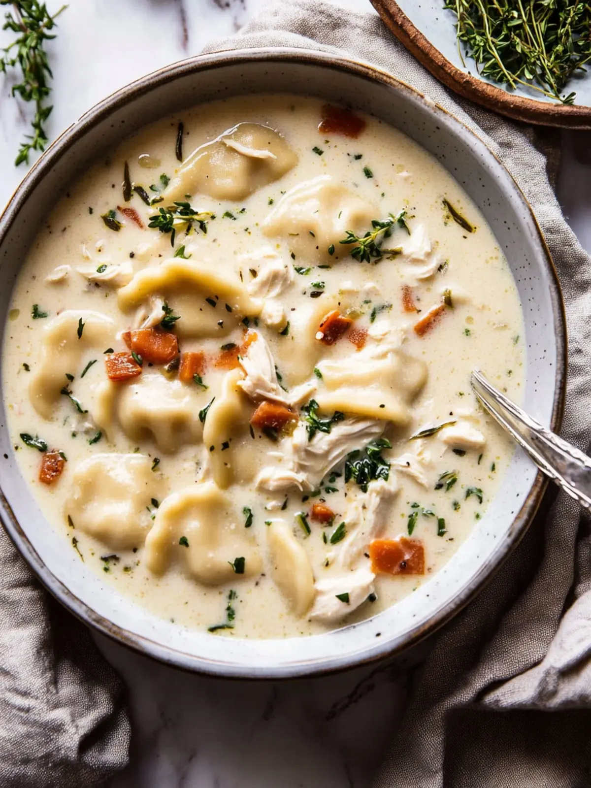 Creamy Pierogi Chicken Soup That Warms Your Soul 2 Creamy Pierogi Chicken Soup