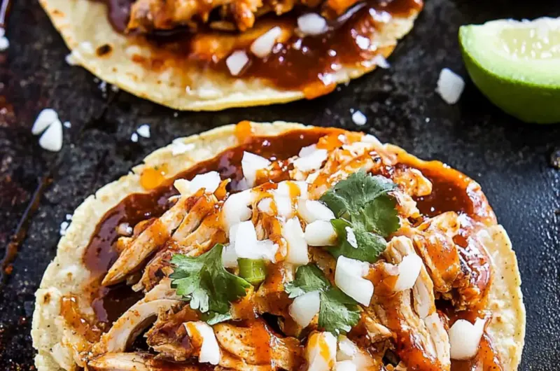 Barbecue Chicken Tostadas