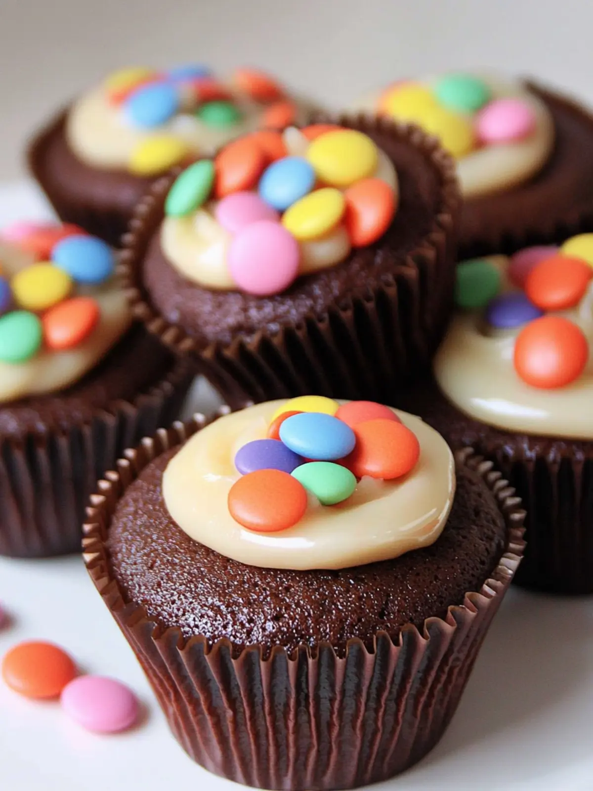 Irresistible Smarties Cupcakes for a Sweet Nostalgia Trip 2 Smarties Cupcakes