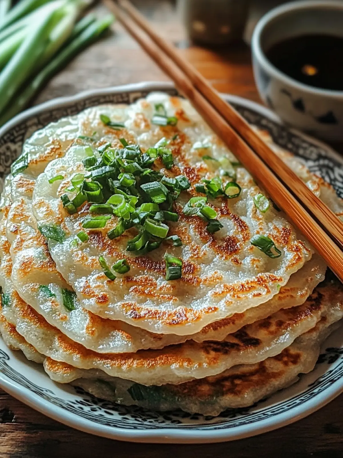 Crispy Rice Paper Scallion Pancakes: A Flavorful Snack Delight 5 Rice Paper Scallion Pancakes