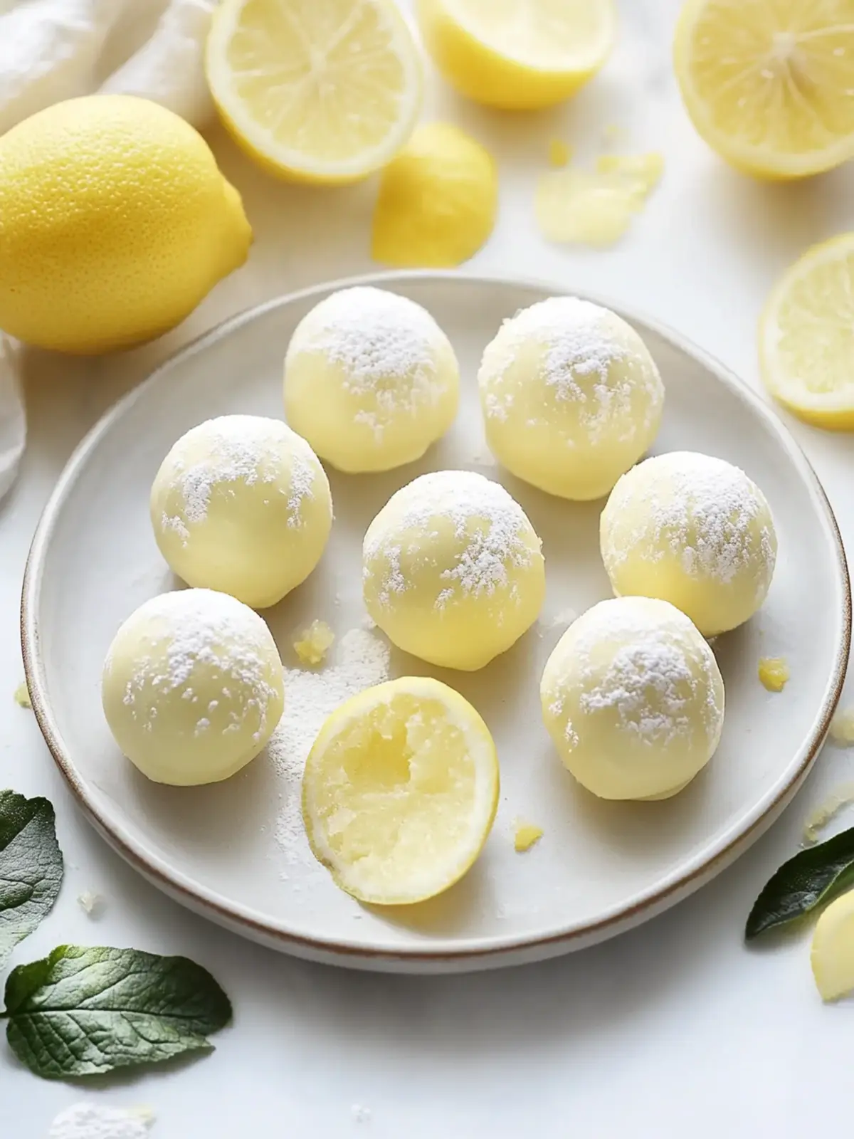 Creamy Lemon Truffles: Zesty No-Bake Delights You'll Love 3 Creamy Lemon Truffles