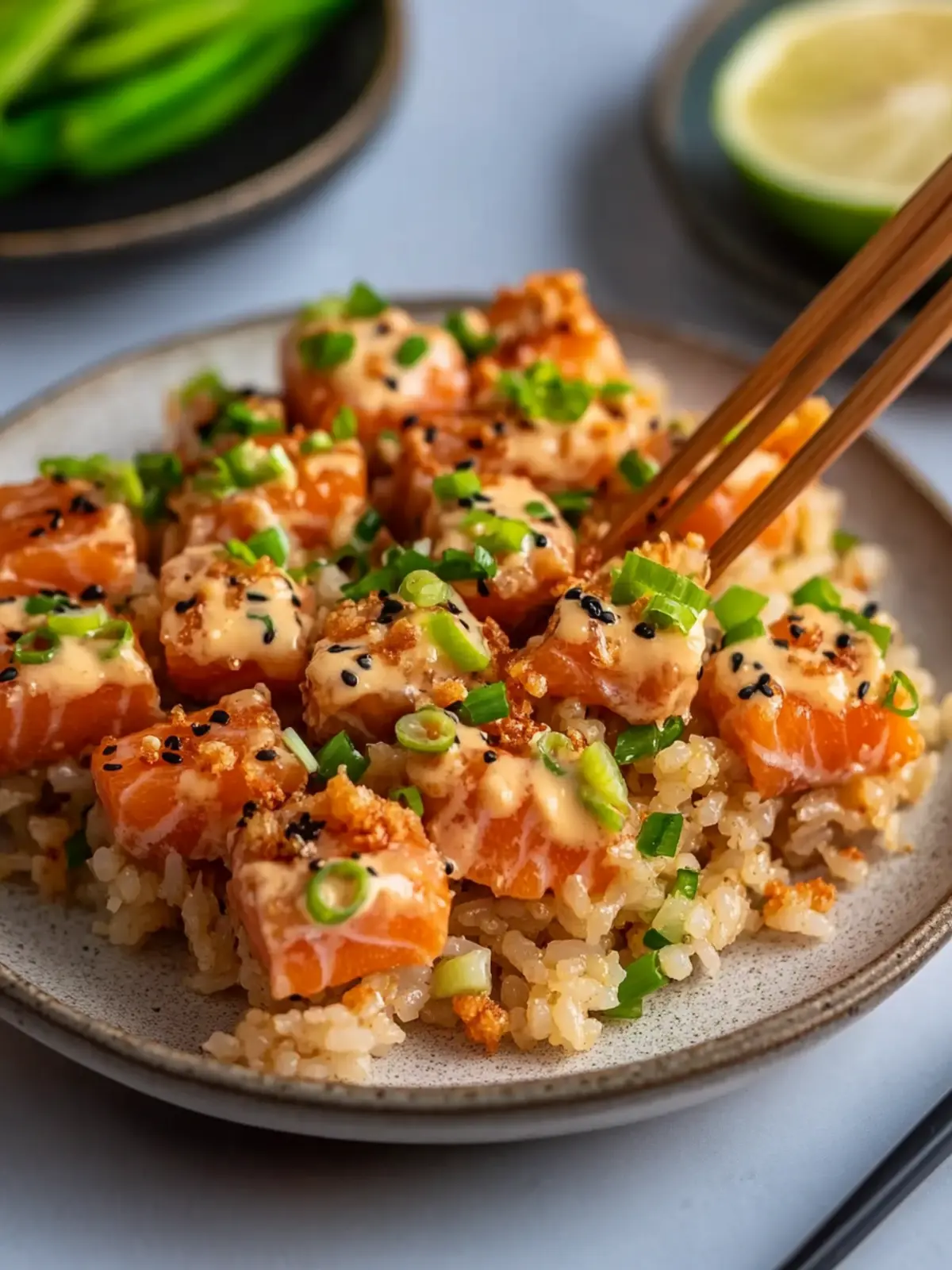 Salmon Crispy Rice: A Fusion Treat Everyone Will Crave 4 Salmon Crispy Rice