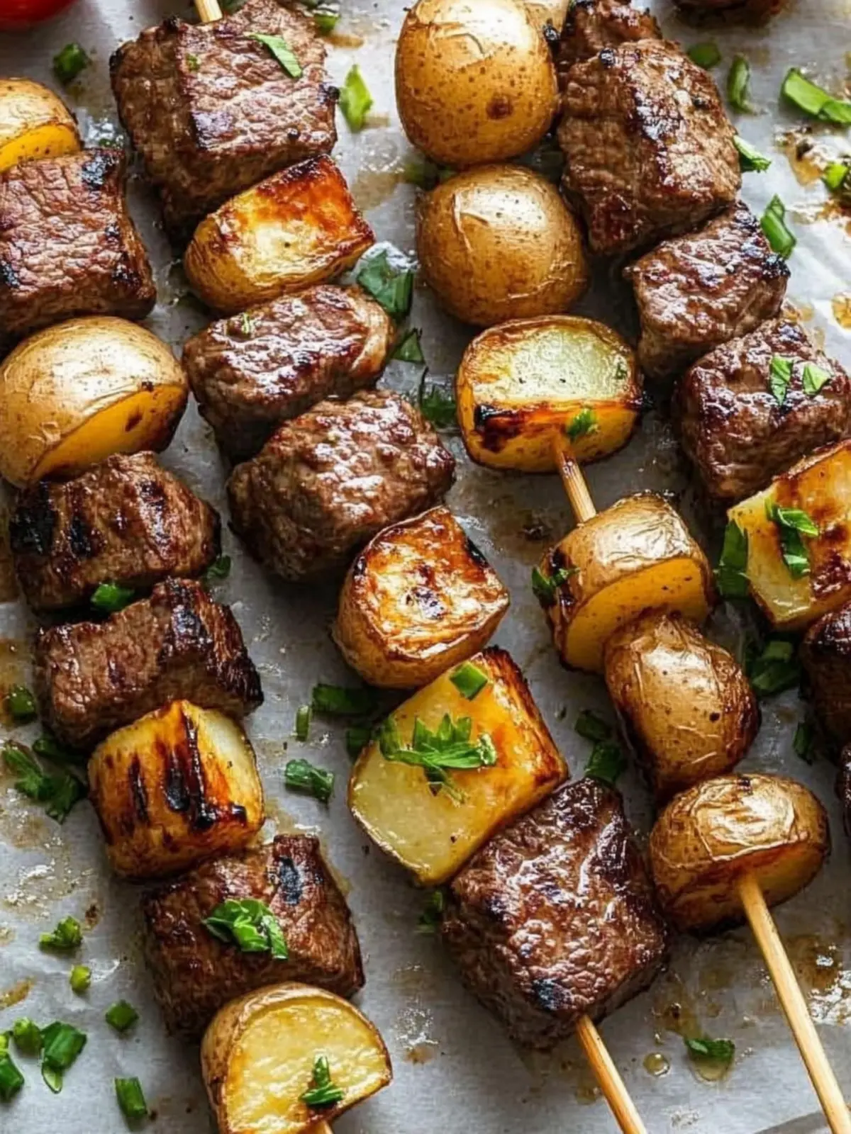 Sizzling Steak & Potato Kebabs for Your Epic BBQ Night 2 Steak & Potato Kebabs