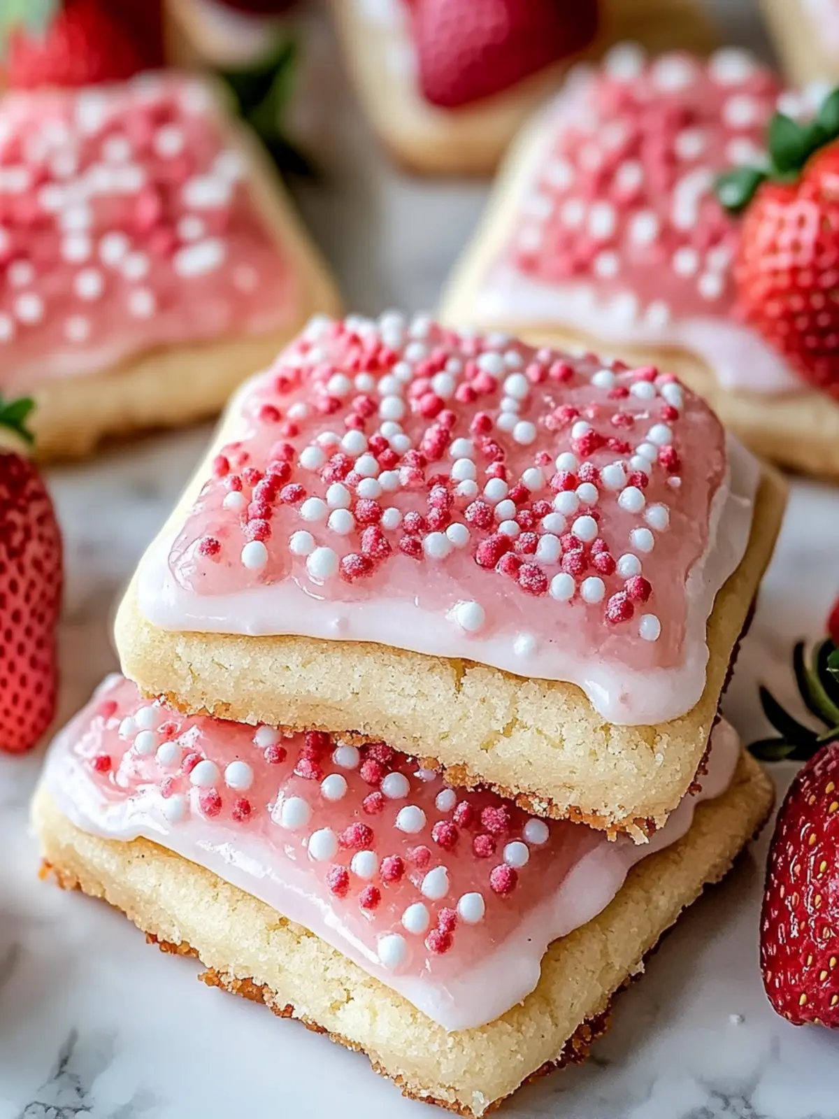 Delicious Strawberry Pop Tart Sugar Cookies You’ll Love to Bake 2 Strawberry Pop Tart Sugar Cookies