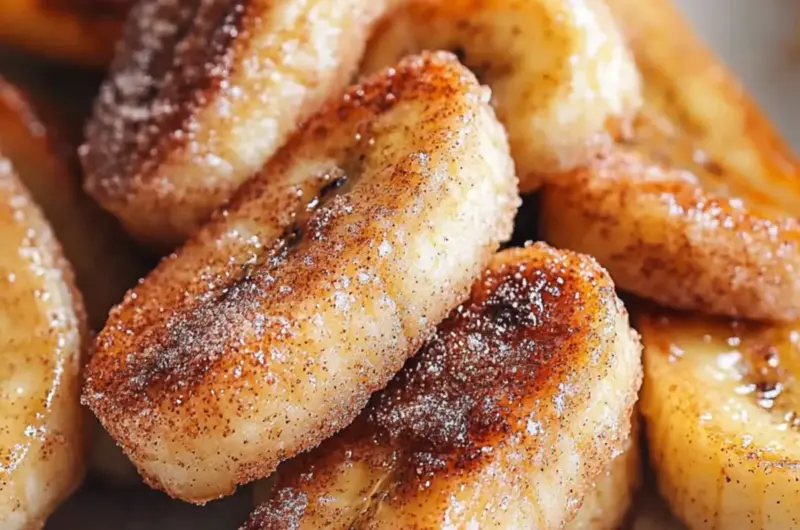 Pan Fried Cinnamon Bananas