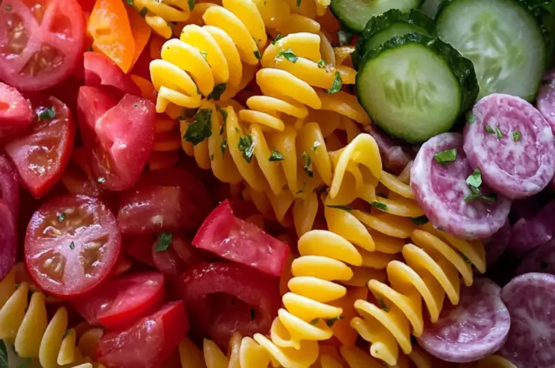 Rainbow Pasta Salad
