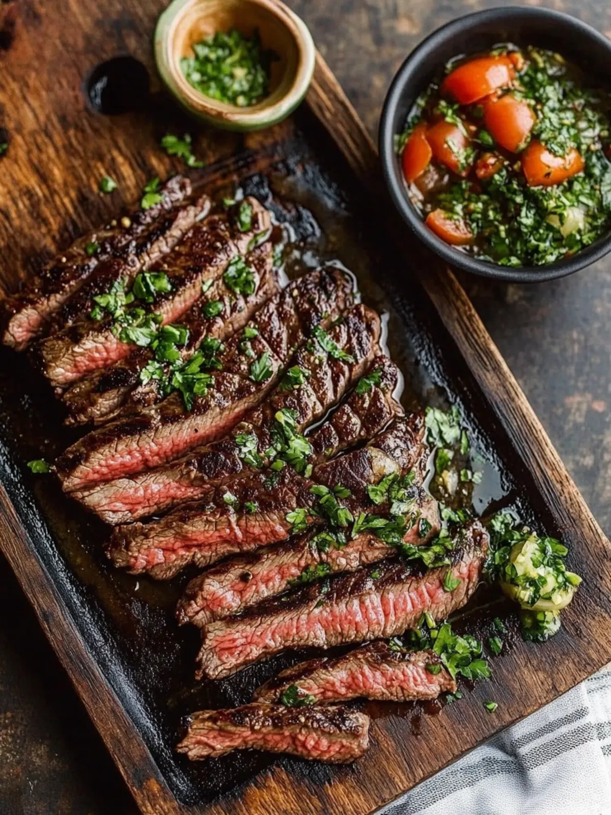 Grilled Skirt Steak with Zesty Chimichurri for Summer Bliss 4 Grilled Skirt Steak