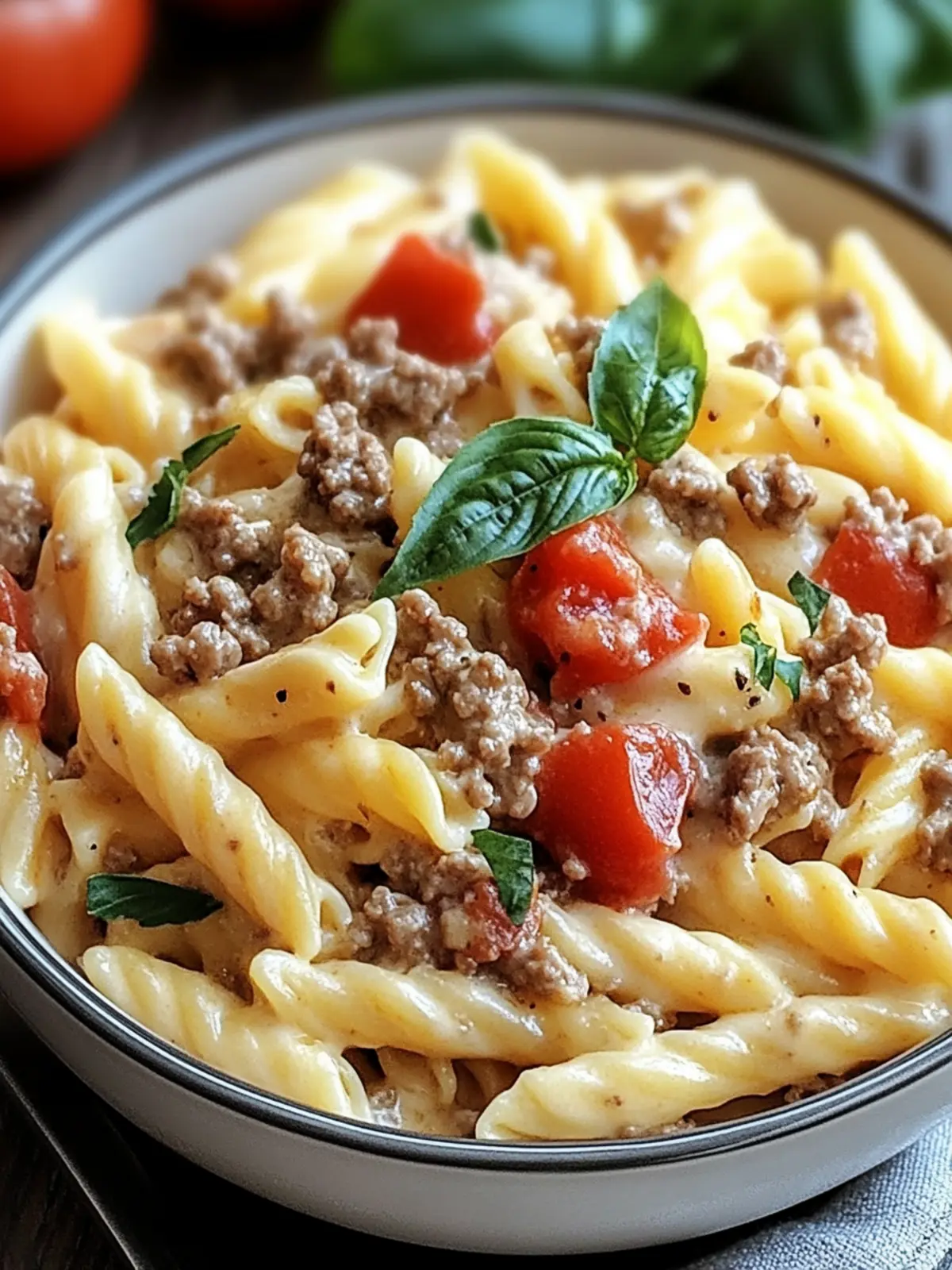 Creamy Rotel Pasta with Ground Beef: Your 30-Minute Comfort Dish 2 Creamy Rotel Pasta with Ground Beef