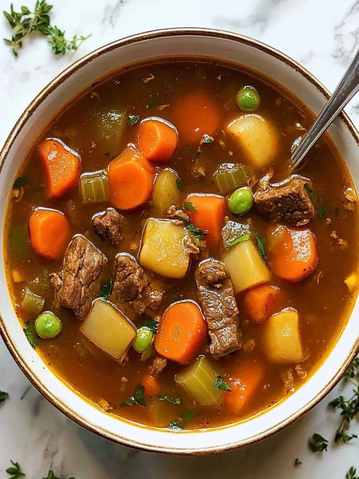 Comforting Vegetable Beef Soup for Chilly Days Ahead 5 Vegetable Beef Soup