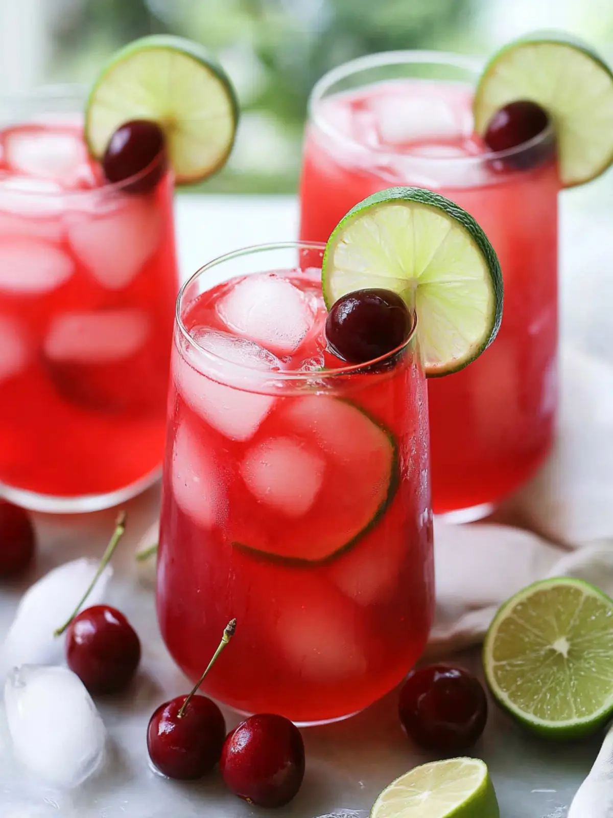 Refreshing Homemade Cherry Limeade to Beat the Summer Heat 2 Homemade Cherry Limeade