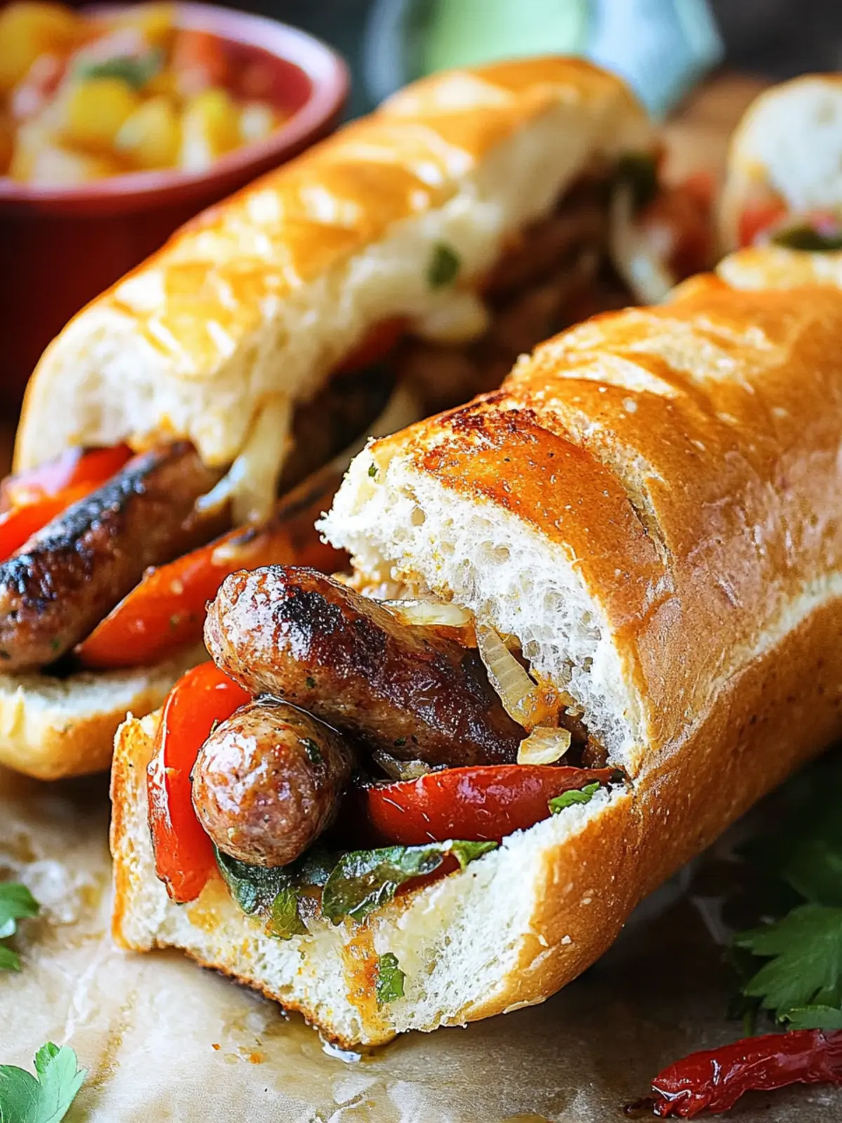Grilled Italian Sausage Sandwiches Bursting with Flavor and Love 4 Grilled Italian Sausage Sandwiches
