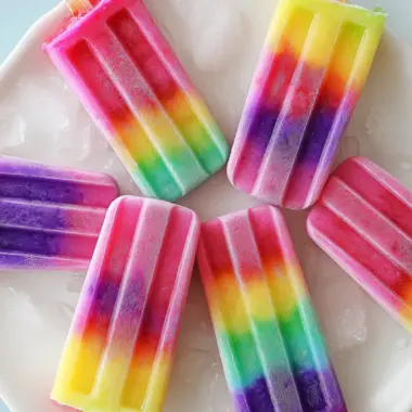 Delicious Homemade Easy Rainbow Popsicles You'll Love 9 Easy Rainbow Popsicles