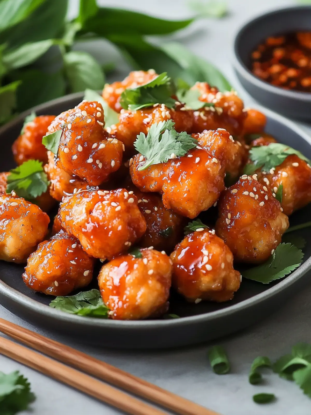Crispy Thai Chicken Bites in Sweet Chili Bliss 4 Thai Chicken Bites