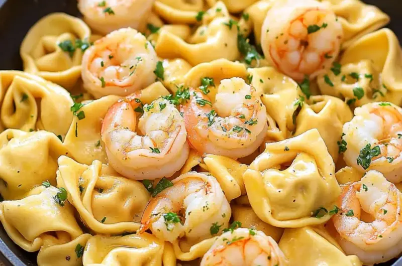 Garlic Shrimp Tortellini