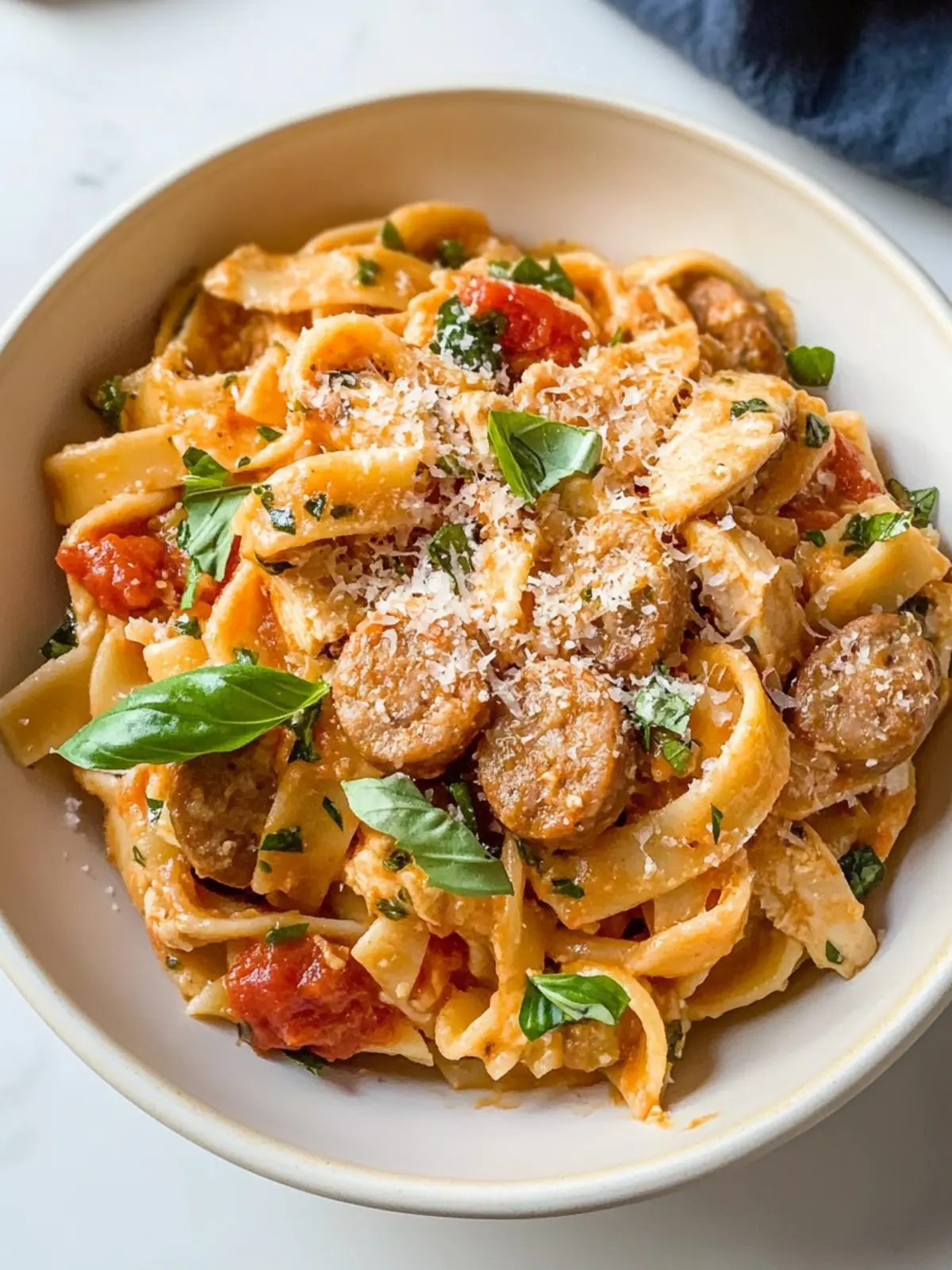 Creamy Italian Chicken Sausage Pasta Ready in 25 Minutes 3 Italian Chicken Sausage Pasta