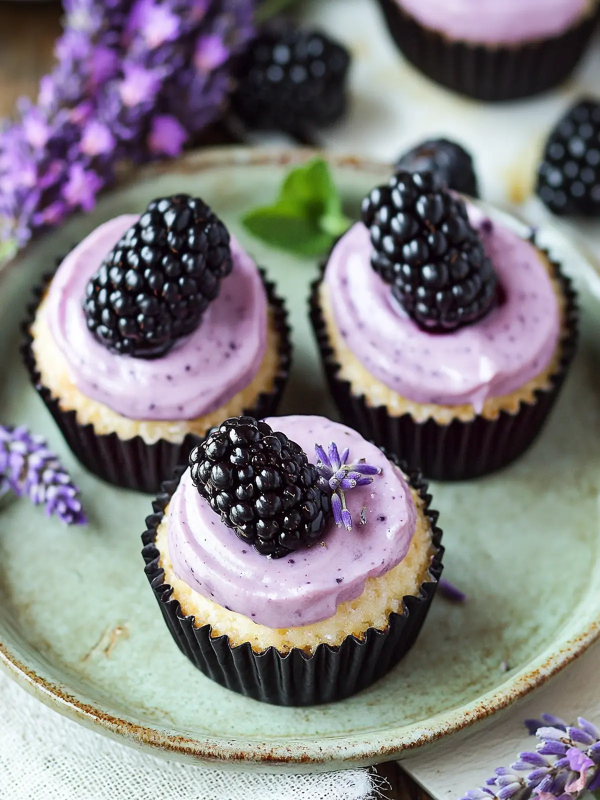 Mini Blackberry Lavender Cheesecakes That Wow Your Taste Buds 4 Mini Blackberry Lavender Cheesecakes