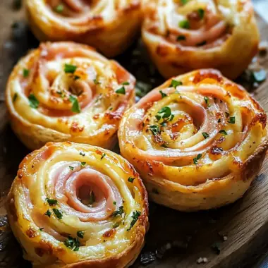 Ham and Cheese Pinwheels That Wow: Quick and Easy Recipe 9 Ham and Cheese Pinwheels