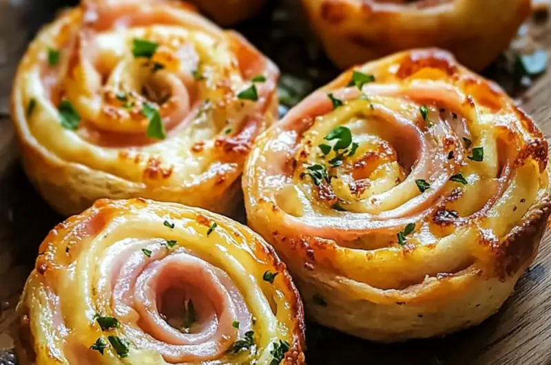 Ham and Cheese Pinwheels