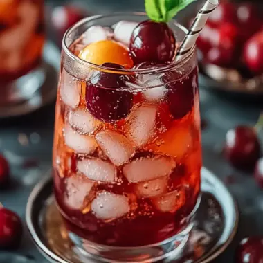 Cherry Pie Iced Tea: Sip Summer's Sweetest Refreshment 9 Cherry Pie Iced Tea