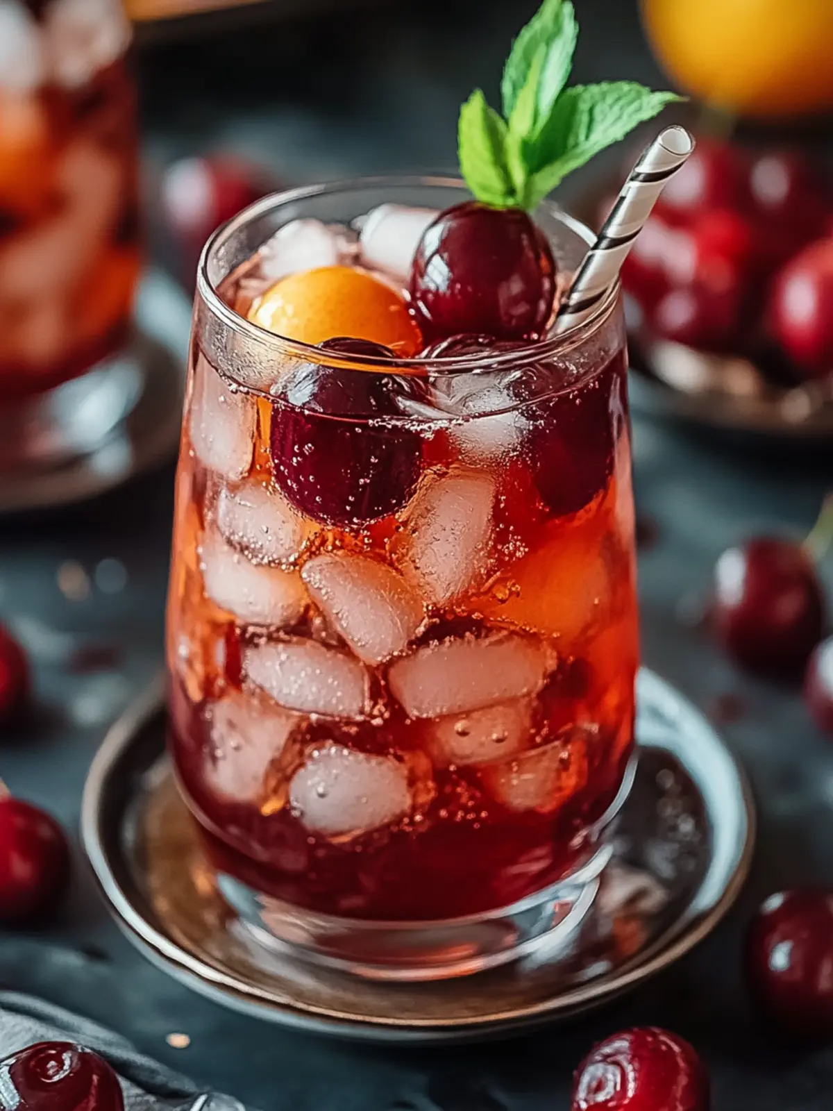 Cherry Pie Iced Tea: Sip Summer's Sweetest Refreshment 5 Cherry Pie Iced Tea