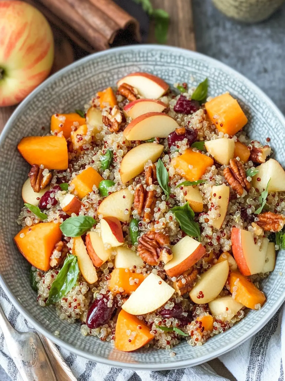 Apple Sweet Potato Quinoa Salad for Healthy Fall Flavor 3 Apple Sweet Potato Quinoa Salad