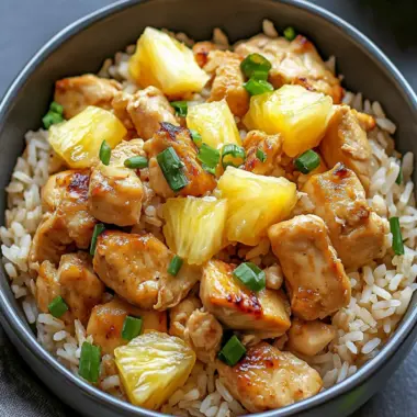 Pineapple Chicken and Rice: A Tropical Family Delight 9 Pineapple Chicken and Rice