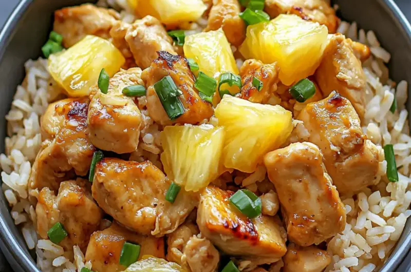 Pineapple Chicken and Rice