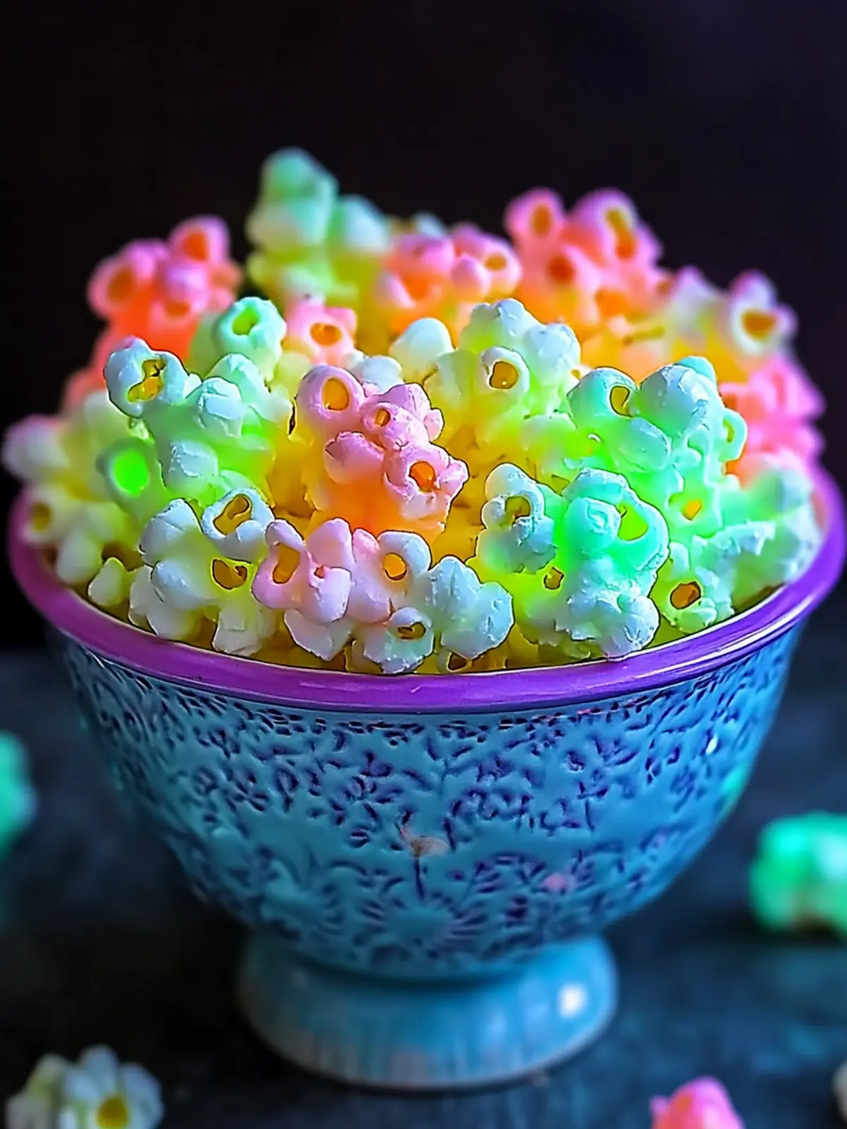 Glow in the Dark Candy Popcorn Bombs for Colorful Snacking Fun 5 Glow in the Dark Candy Popcorn Bombs