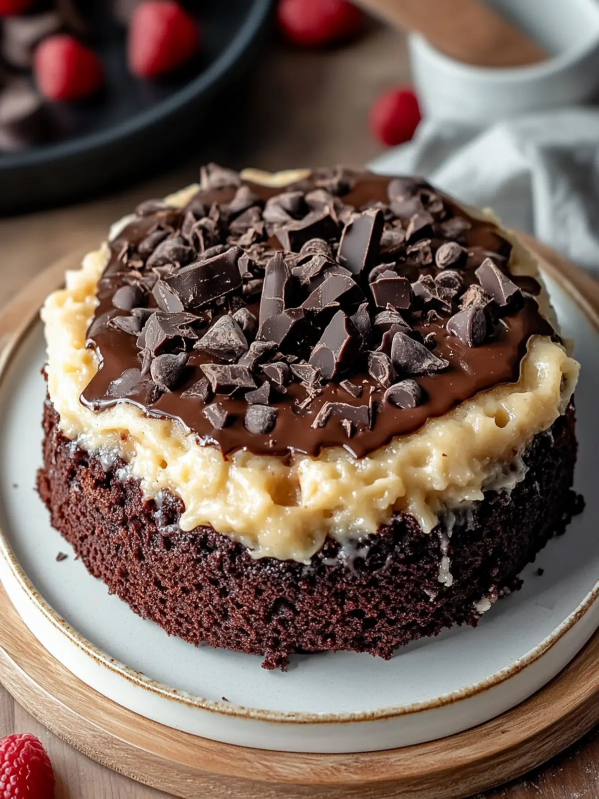 Decadent German Chocolate Poke Cake That Delights Every Bite 3 German Chocolate Poke Cake