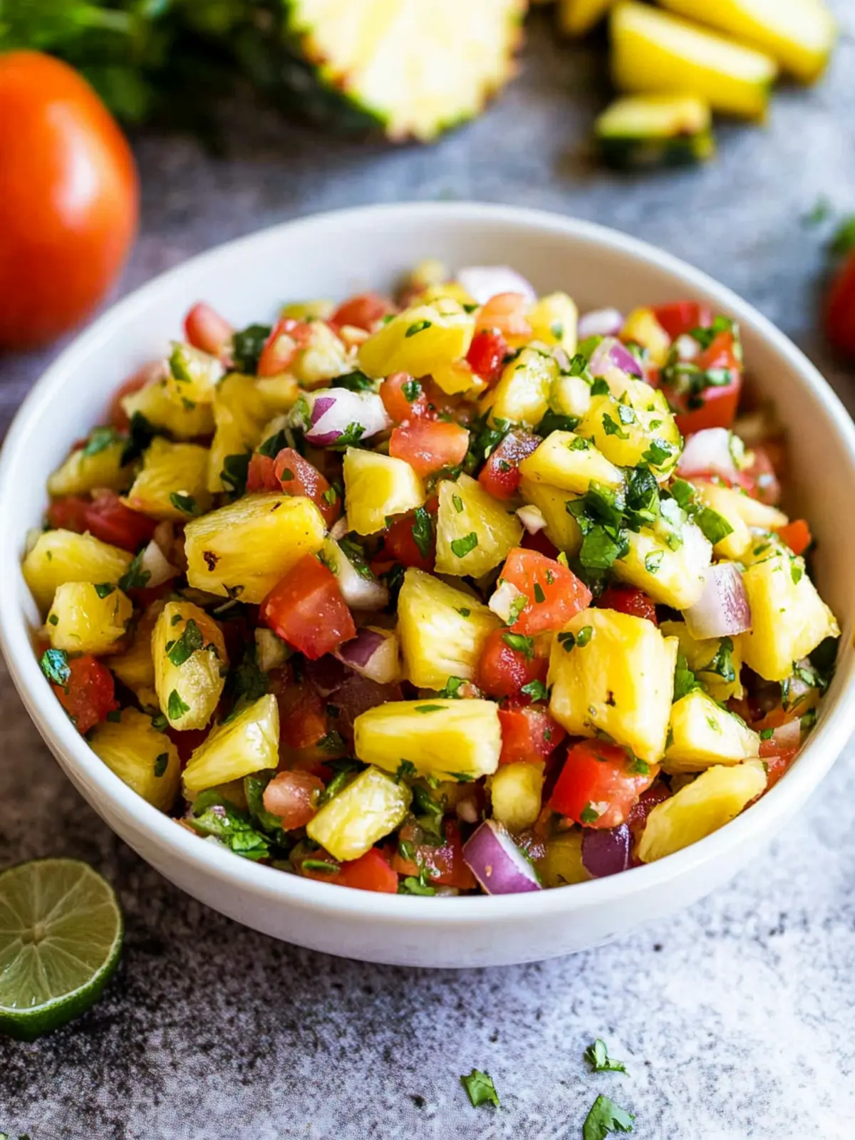 Pineapple Pico de Gallo: A Sweet & Spicy Fresh Twist! 4 Pineapple Pico de Gallo
