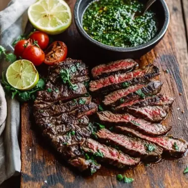 Grilled Skirt Steak with Zesty Chimichurri for Summer Bliss 9 Grilled Skirt Steak