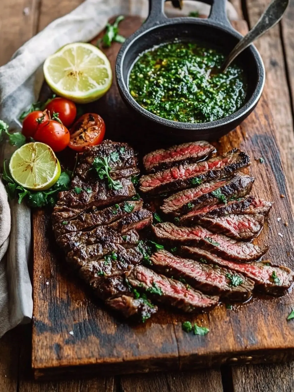 Grilled Skirt Steak with Zesty Chimichurri for Summer Bliss 5 Grilled Skirt Steak