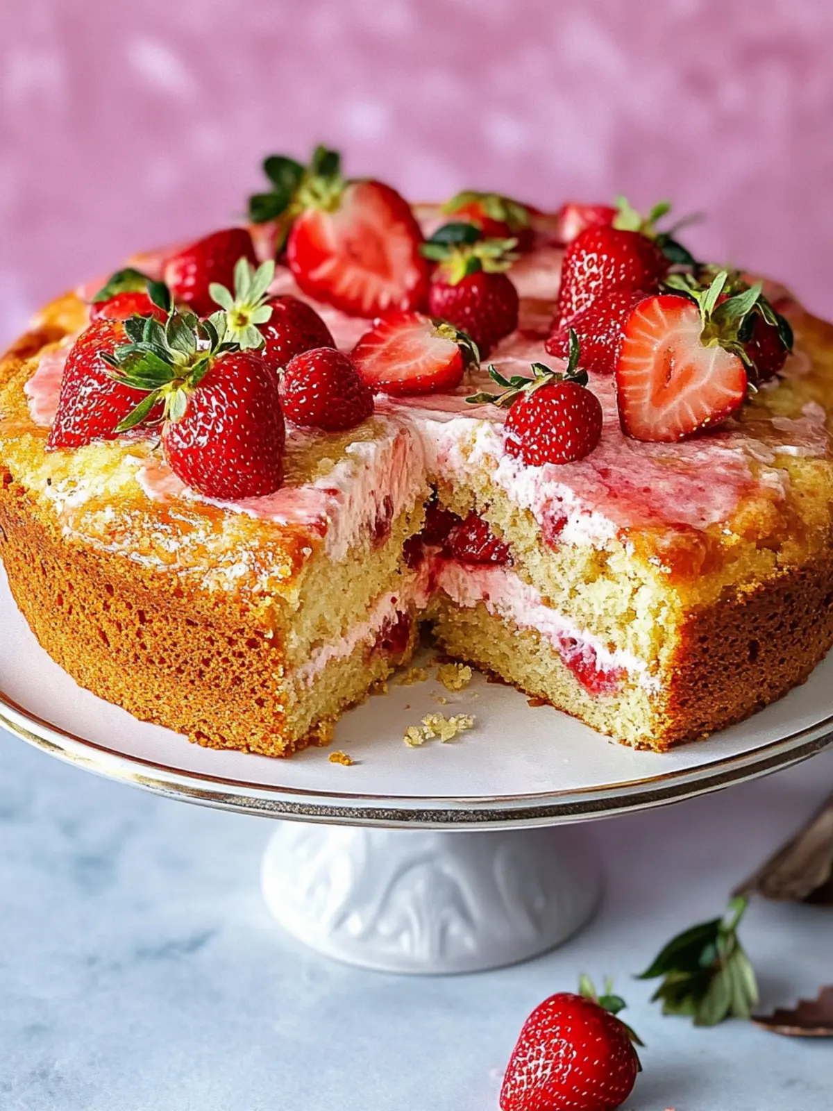 Deliciously Simple French Strawberry Cake You’ll Love 2 French Strawberry Cake