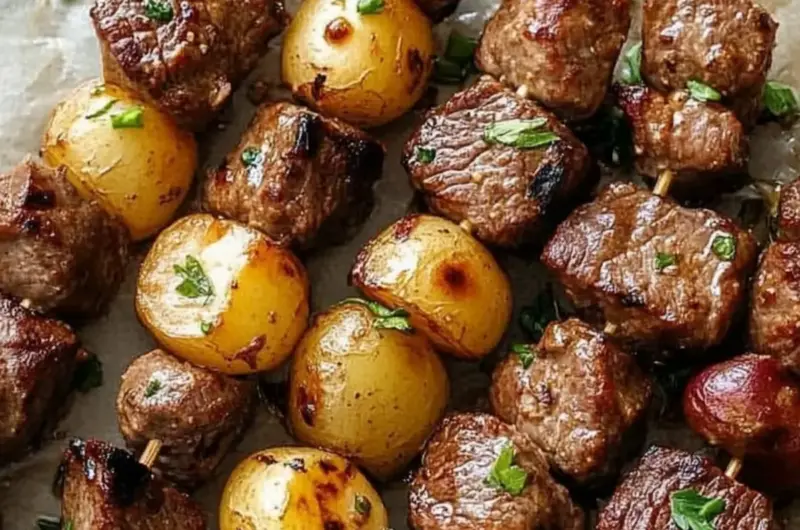 Steak & Potato Kebabs