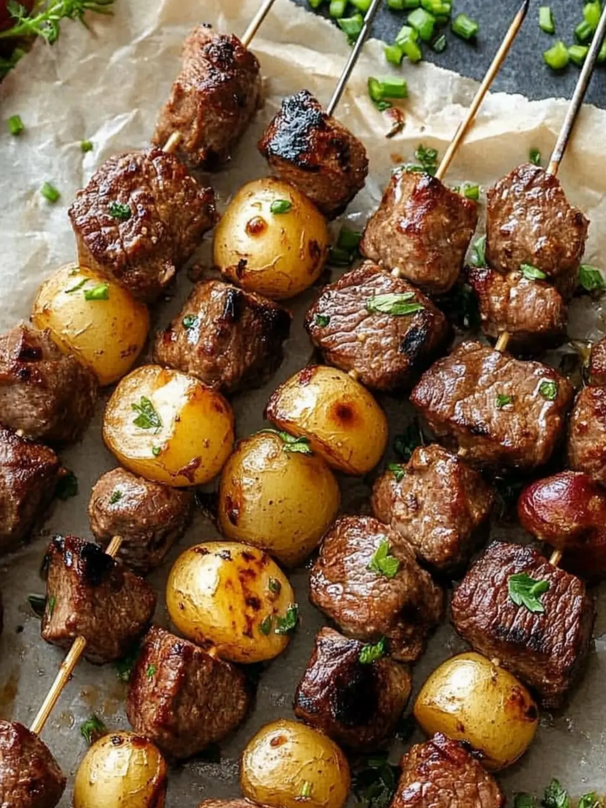 Sizzling Steak & Potato Kebabs for Your Epic BBQ Night 5 Steak & Potato Kebabs
