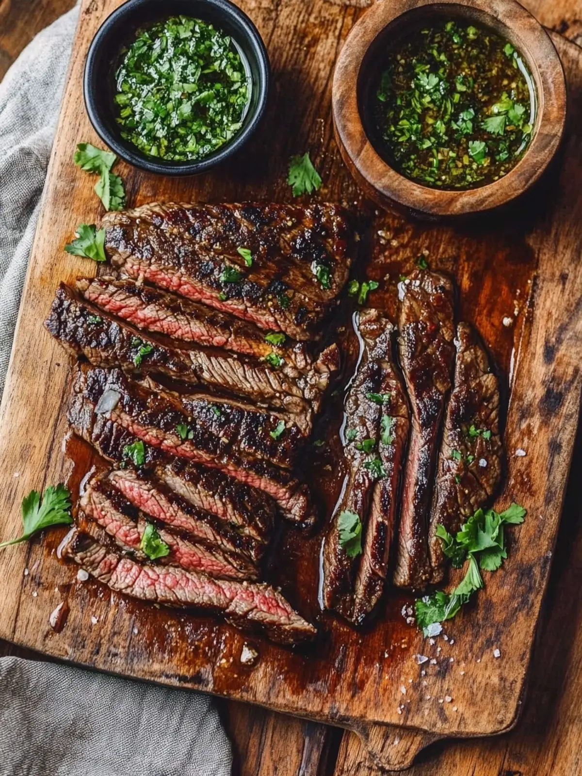Grilled Skirt Steak with Zesty Chimichurri for Summer Bliss 2 Grilled Skirt Steak
