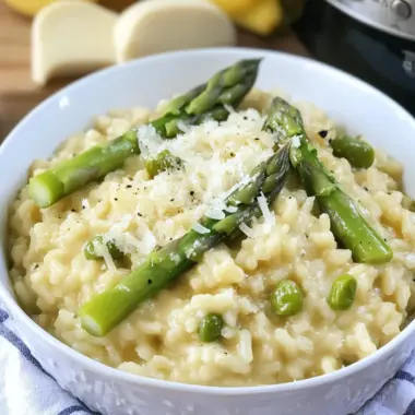 Slow Cooker Asparagus Risotto That Melts in Your Mouth 10 Slow Cooker Asparagus Risotto